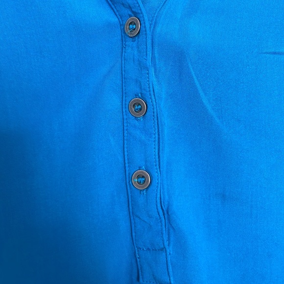 Kenneth Cole Select turquoise blouse - Picture 4 of 14